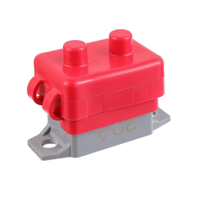 EPLZON 20A 12V-24V Automatic Reset Circuit Breaker with Cover Stud Bolt for Battery Chargers Trucks Car Engines and More(2pcs) - Image 3